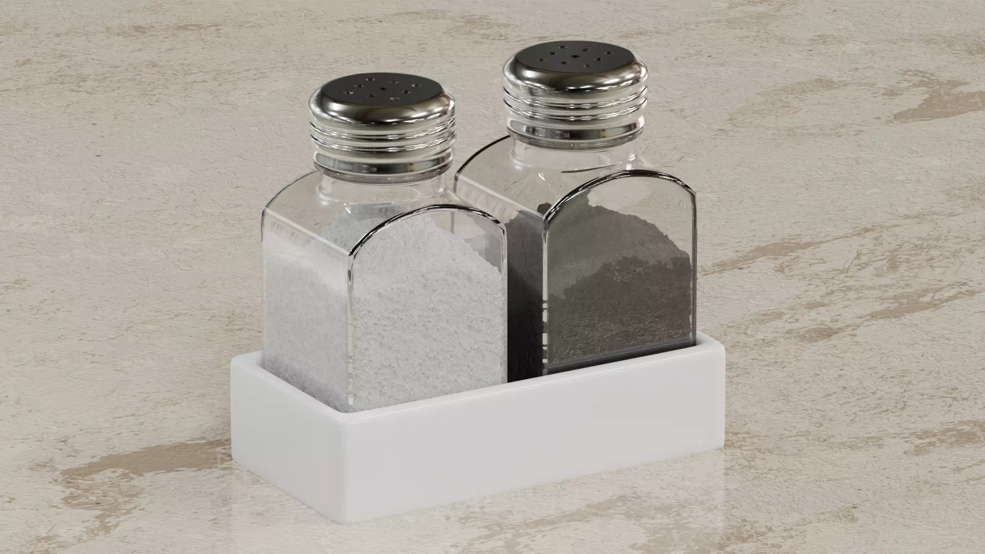 Salt and pepper shakers 3D model_0