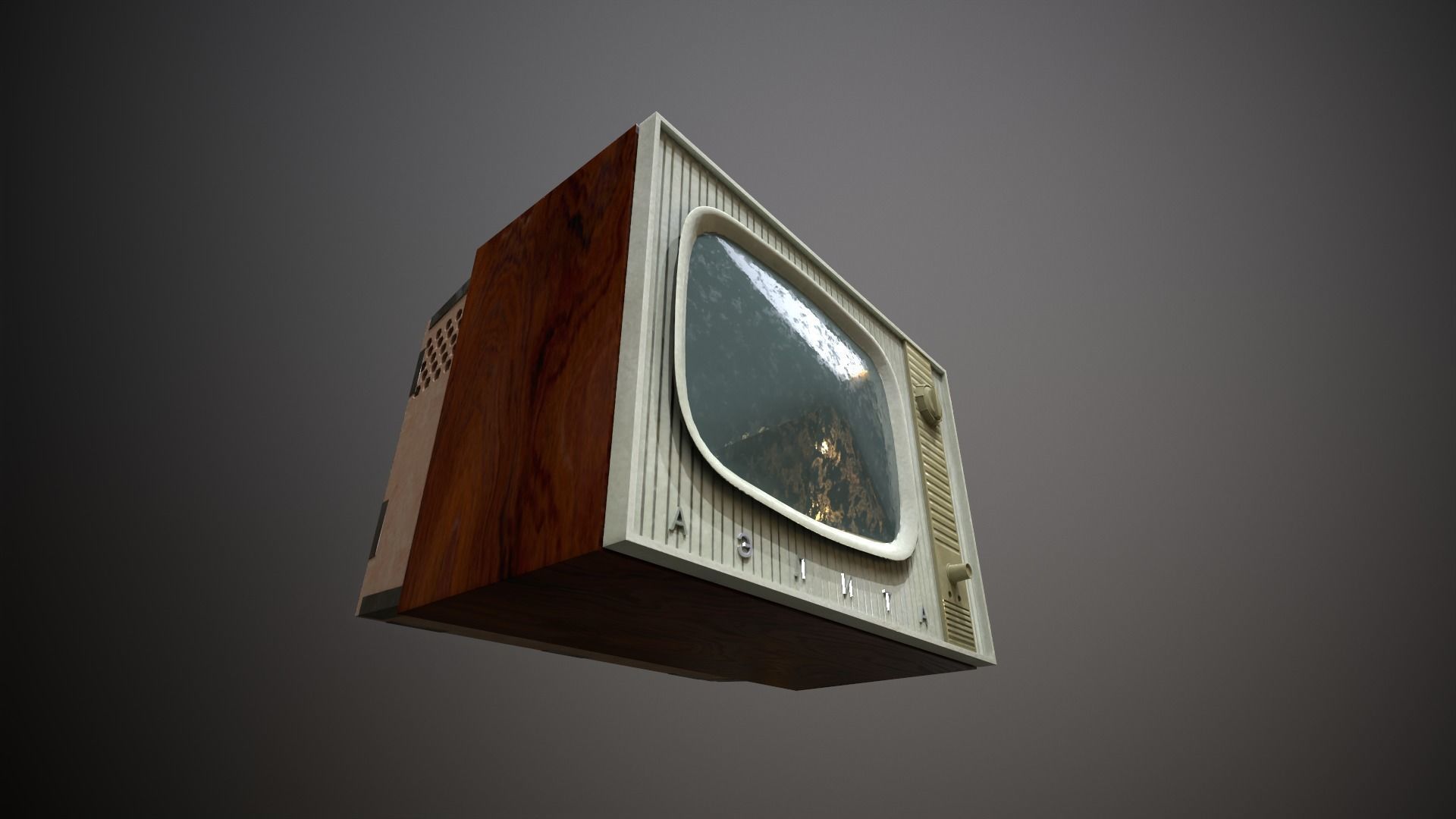 Aelita 1964  Low-poly 3D model_4