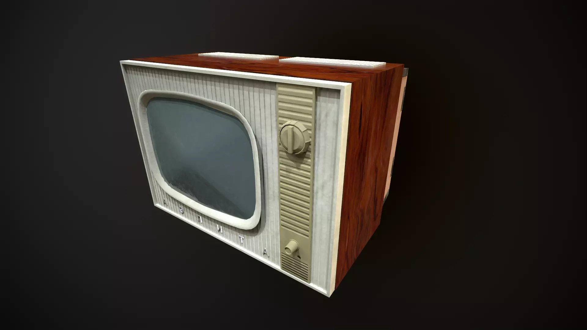 Aelita 1964  Low-poly 3D model_0