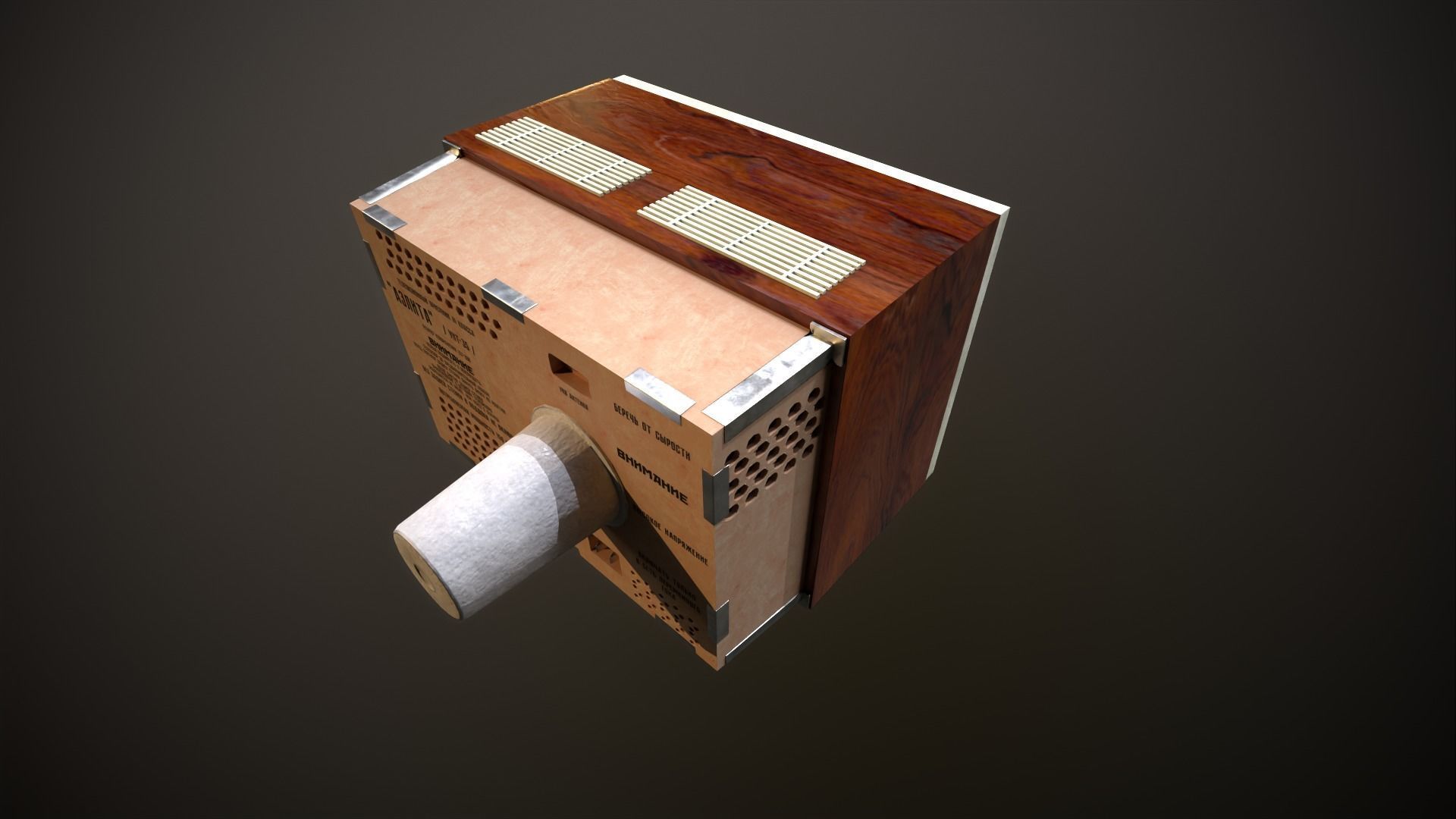 Aelita 1964  Low-poly 3D model_3