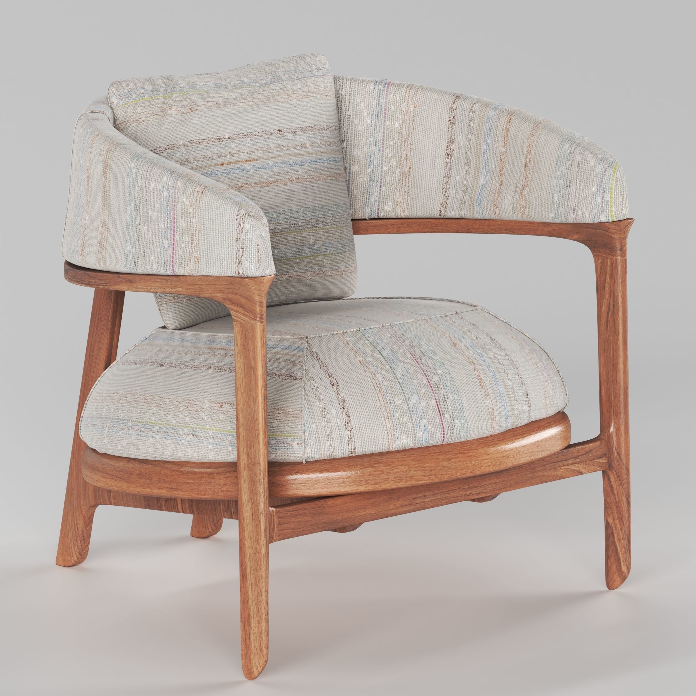 classic chair 3D model_1