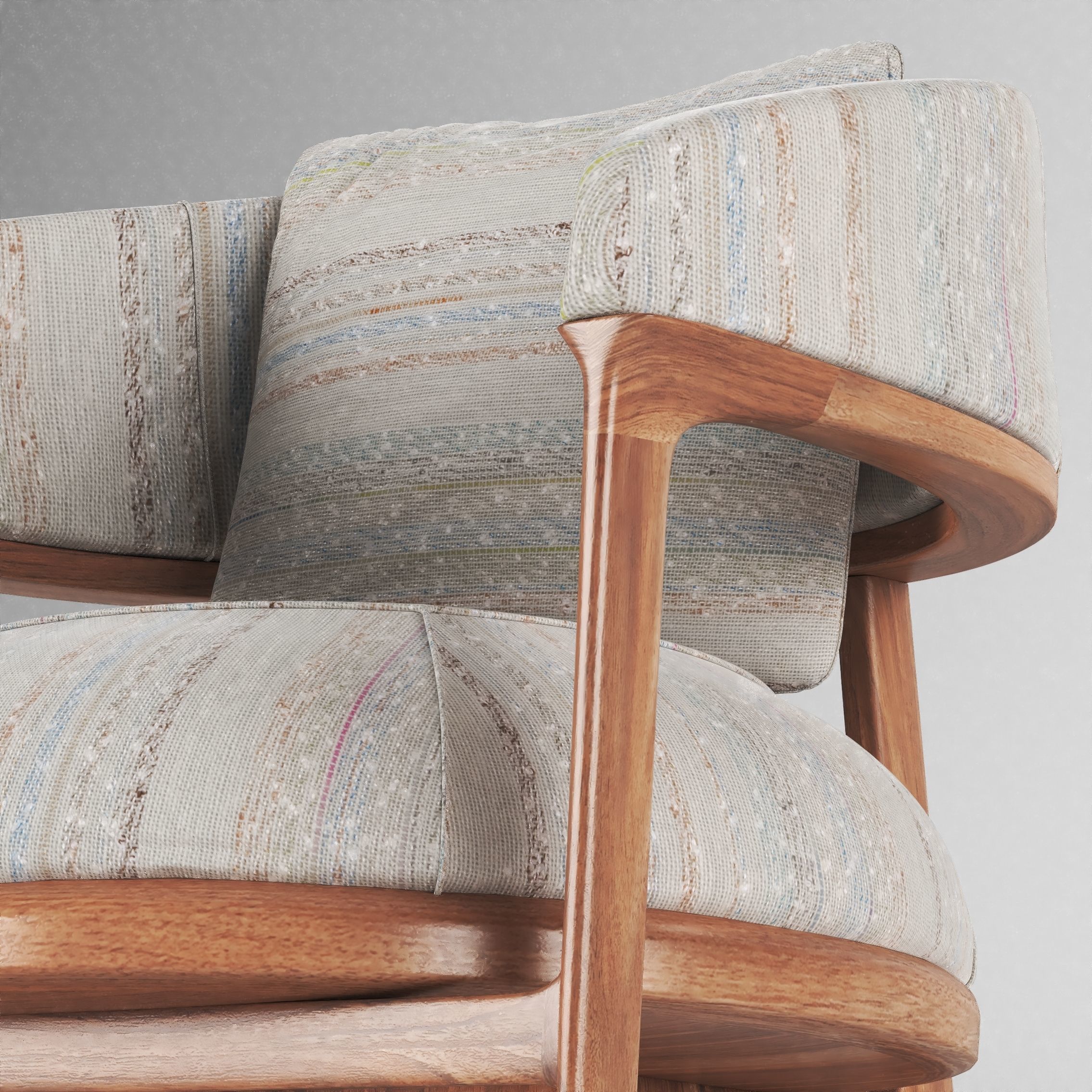 classic chair 3D model_3