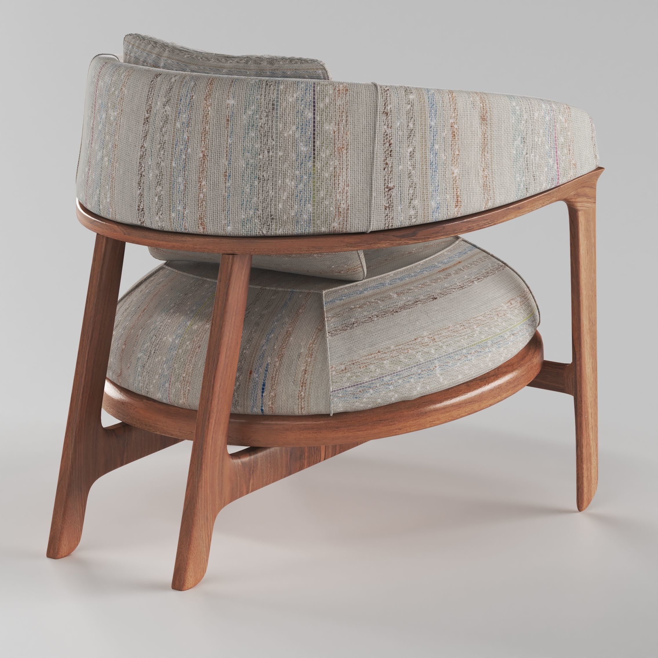 classic chair 3D model_2