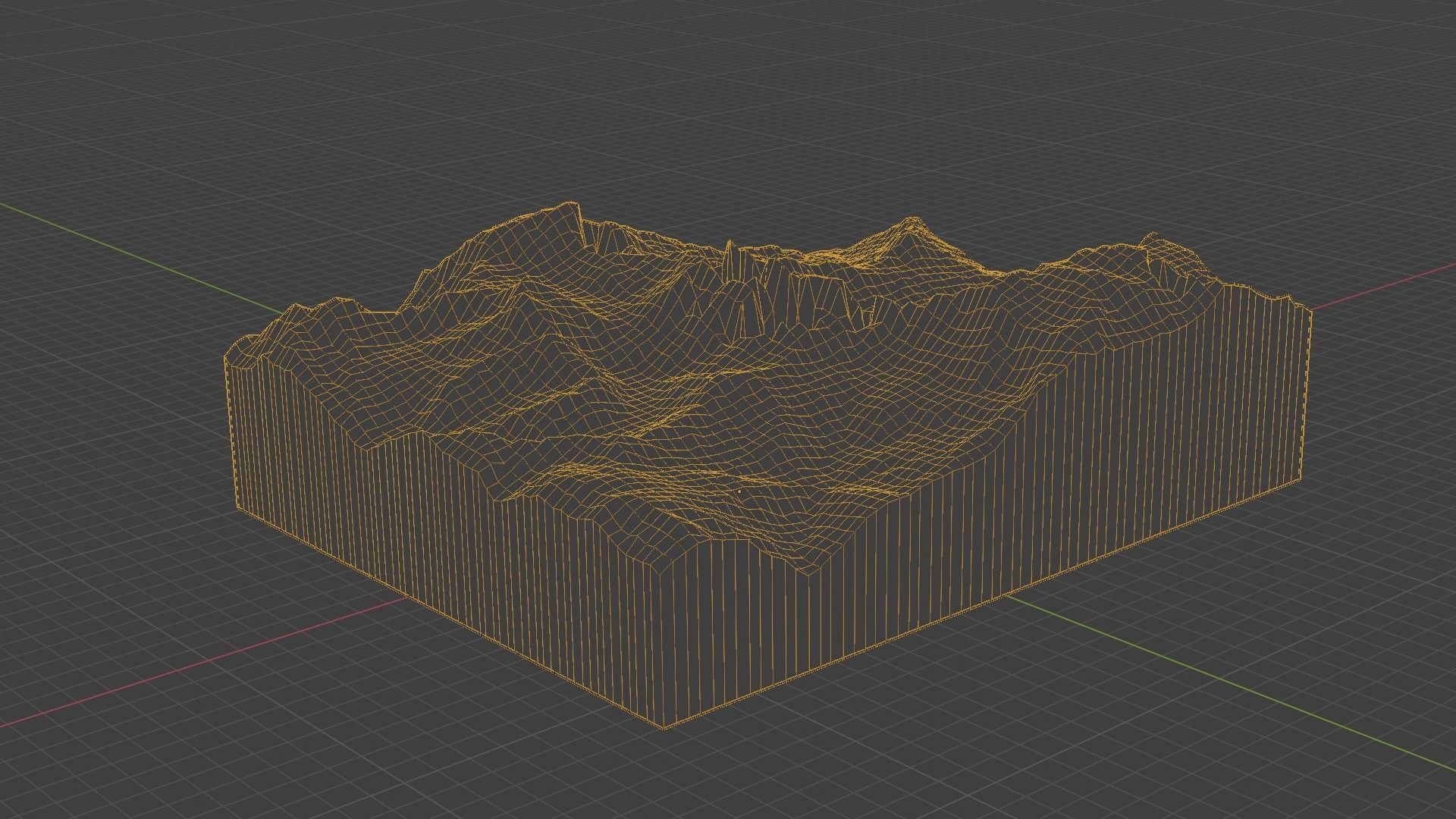 Ngadi Chuli Mountain Low-poly 3D model_8