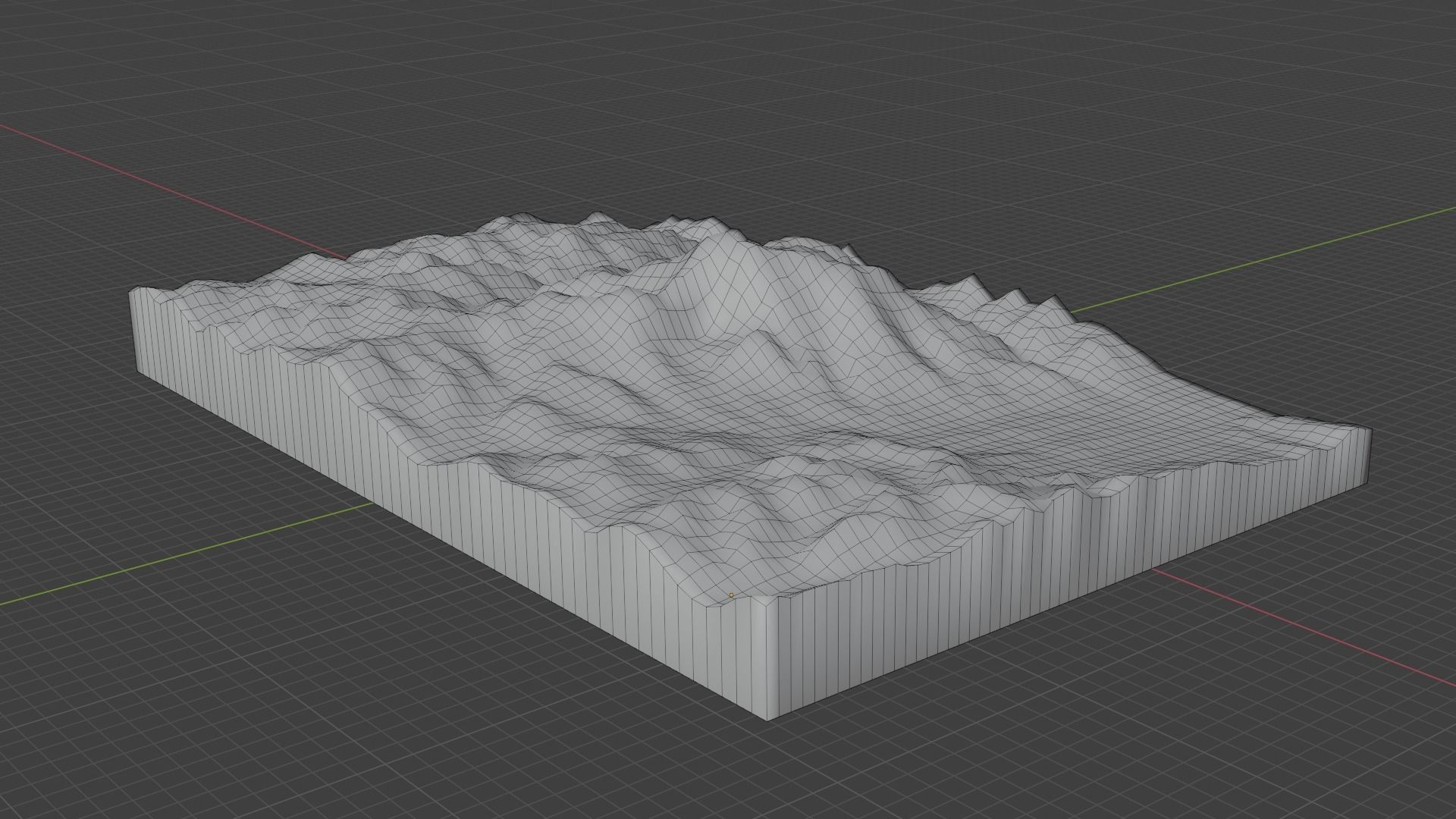 Noijin Kangsang Mountain Low-poly 3D model_7