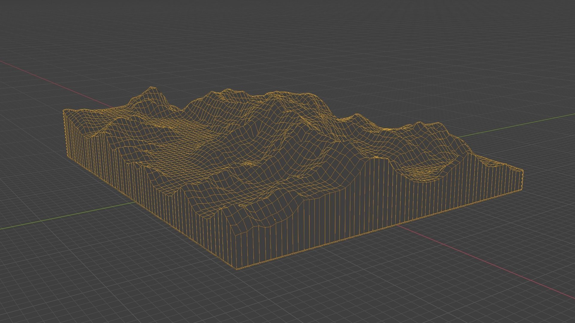 Peak Jengish Chokusu Mountain Low-poly 3D model_8