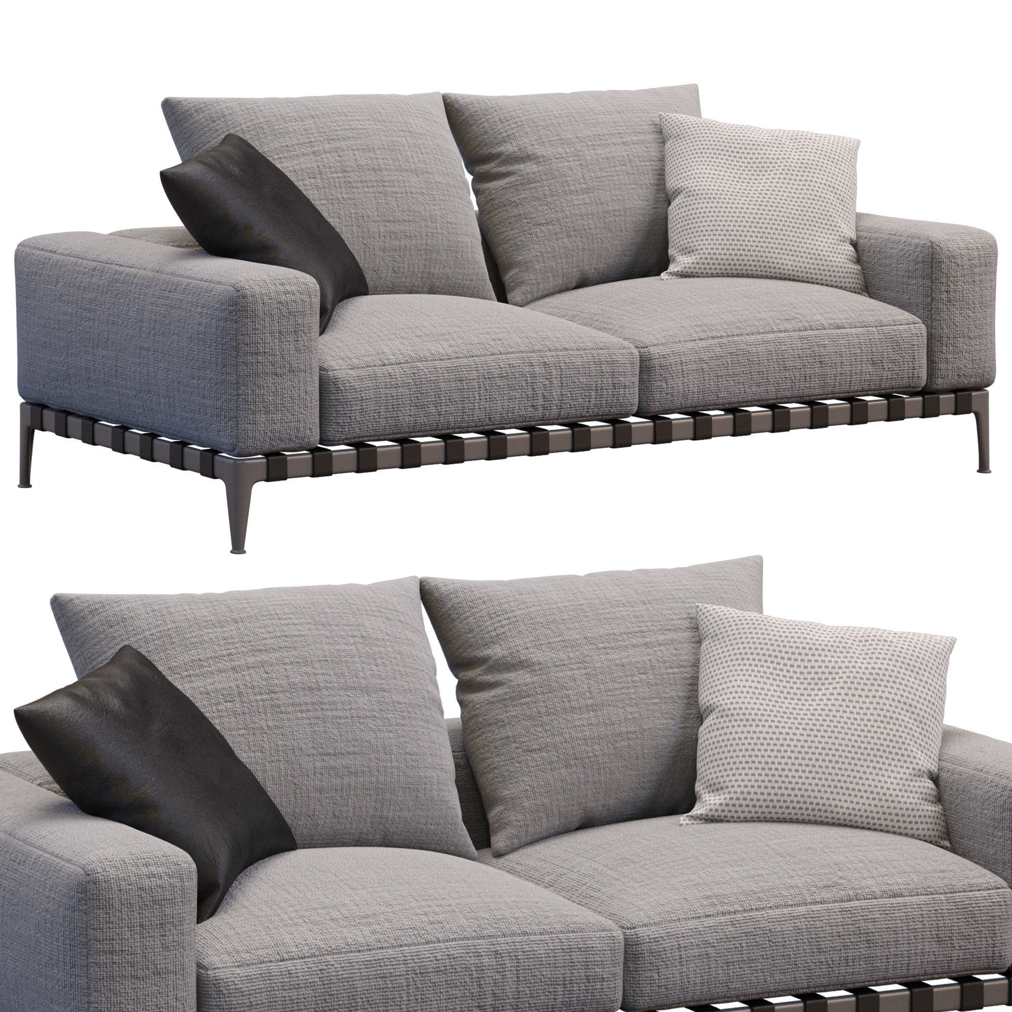 Sofa Gregory By Flexform 3D model_5