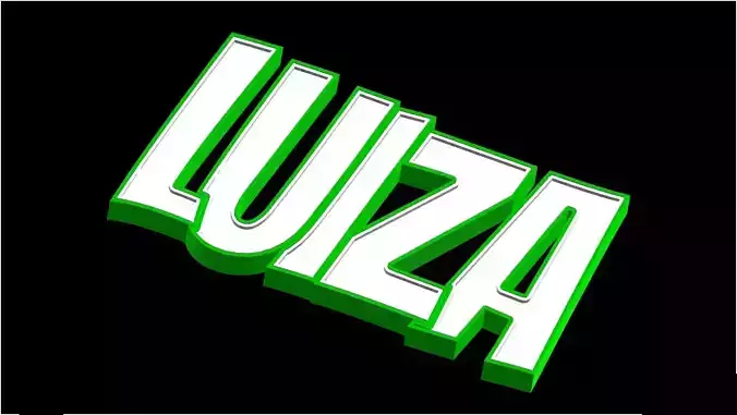 Name led light - LUIZA - 