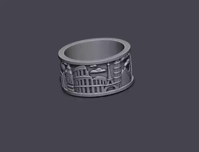 traveller travel ring 3D print model