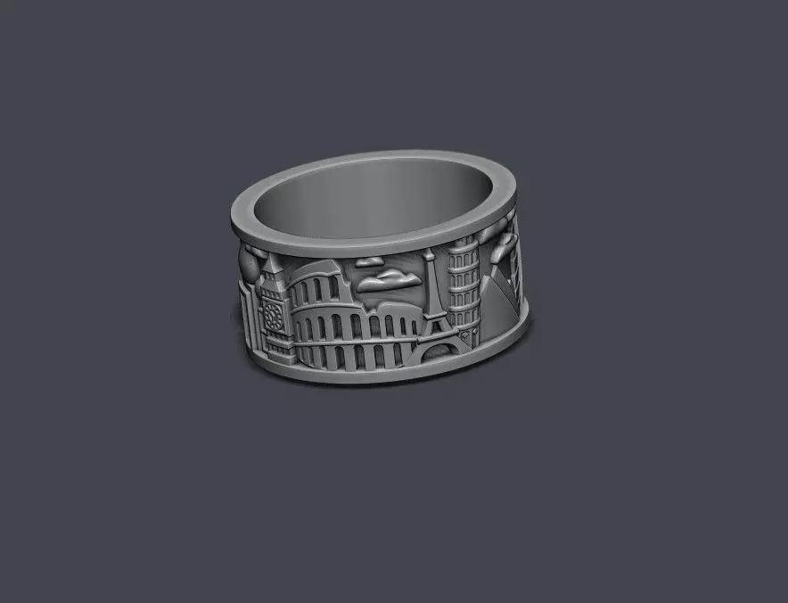 traveller travel ring 3D print model