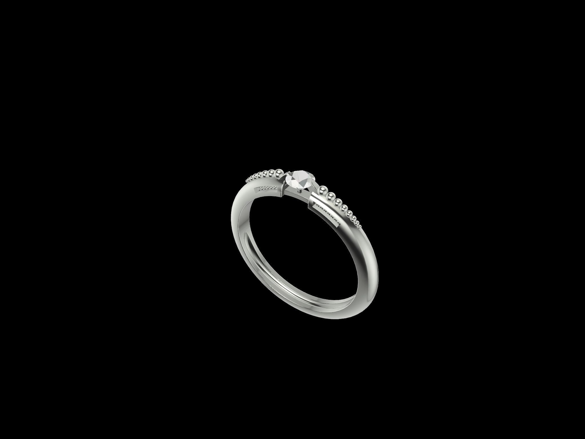 FLOATING DIAMOND MILGRAIN STL FILE VERIFIED 3D print model_5