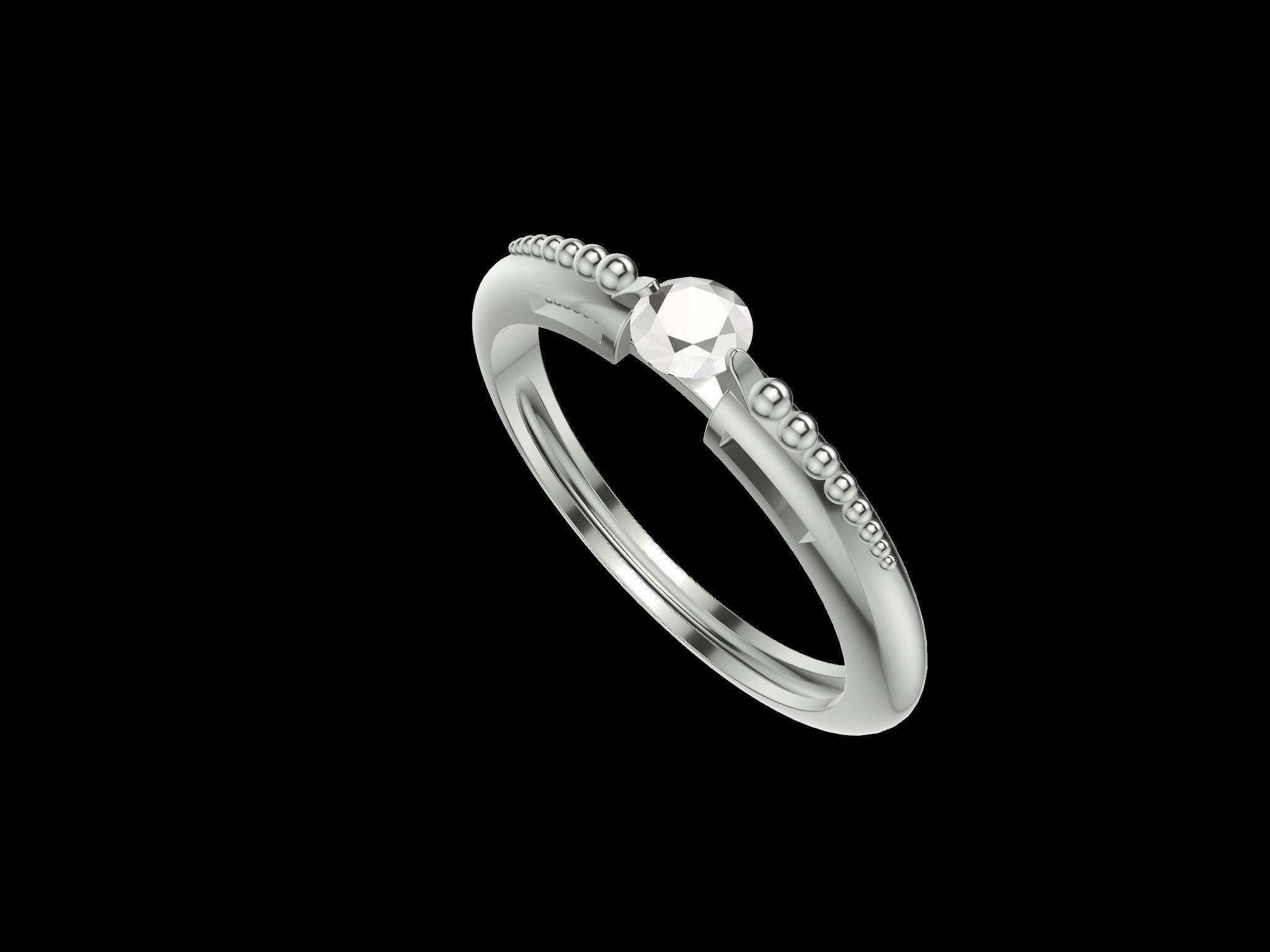 FLOATING DIAMOND MILGRAIN STL FILE VERIFIED 3D print model_13