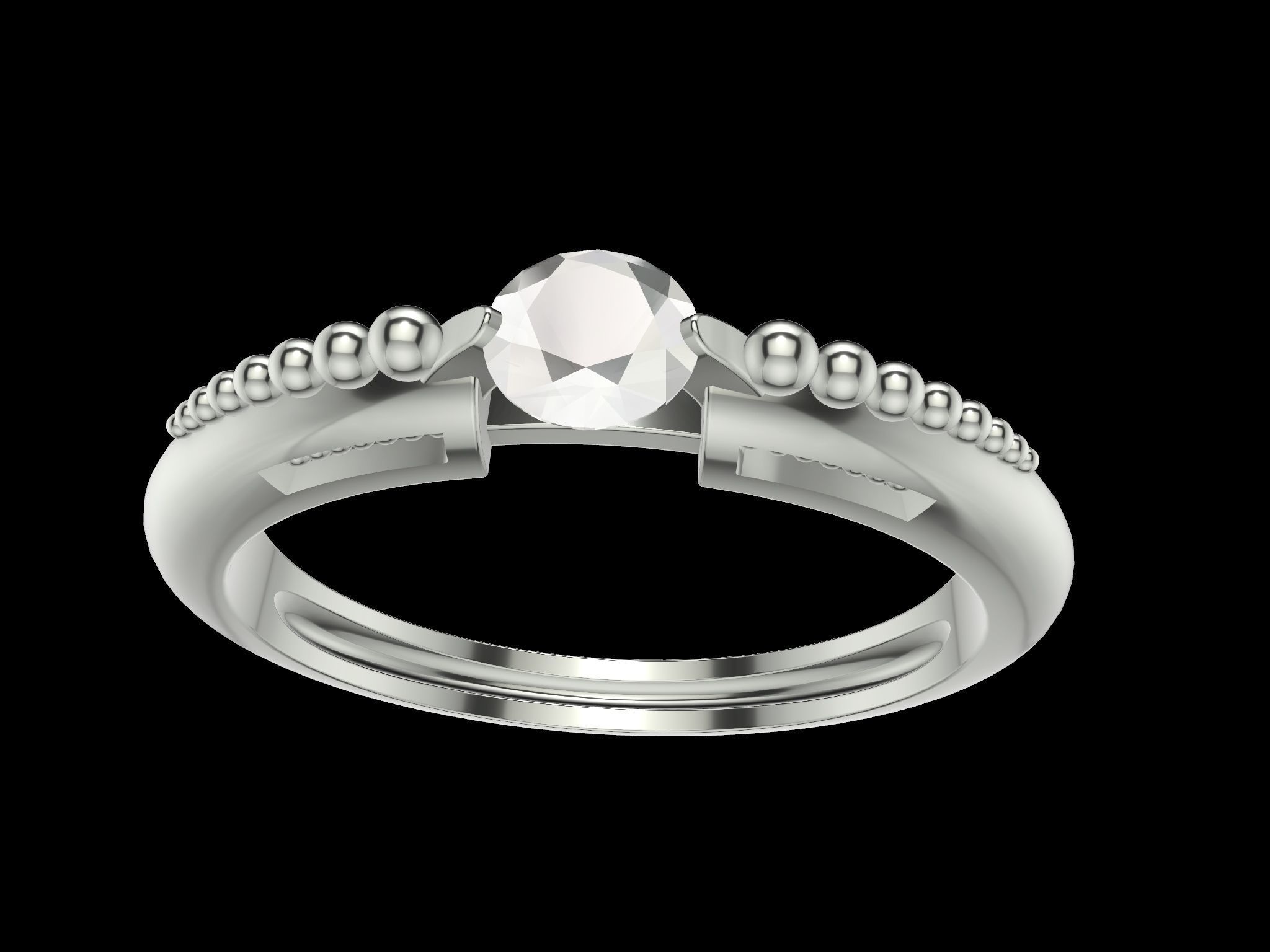 FLOATING DIAMOND MILGRAIN STL FILE VERIFIED 3D print model_1