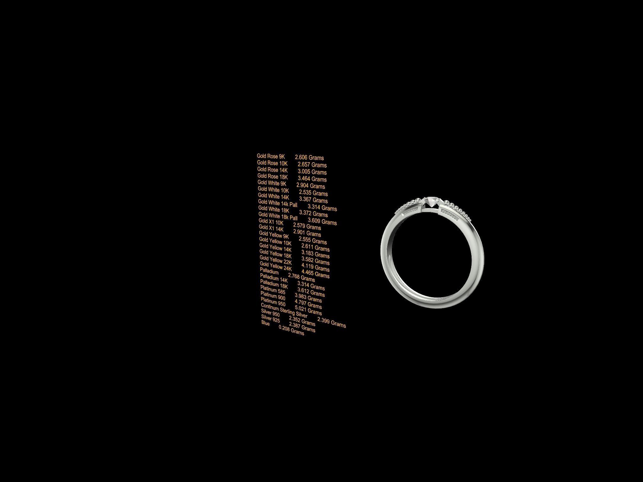 FLOATING DIAMOND MILGRAIN STL FILE VERIFIED 3D print model_3