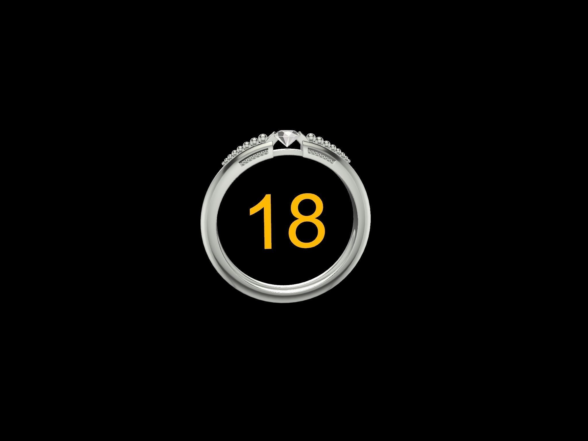 FLOATING DIAMOND MILGRAIN STL FILE VERIFIED 3D print model_9