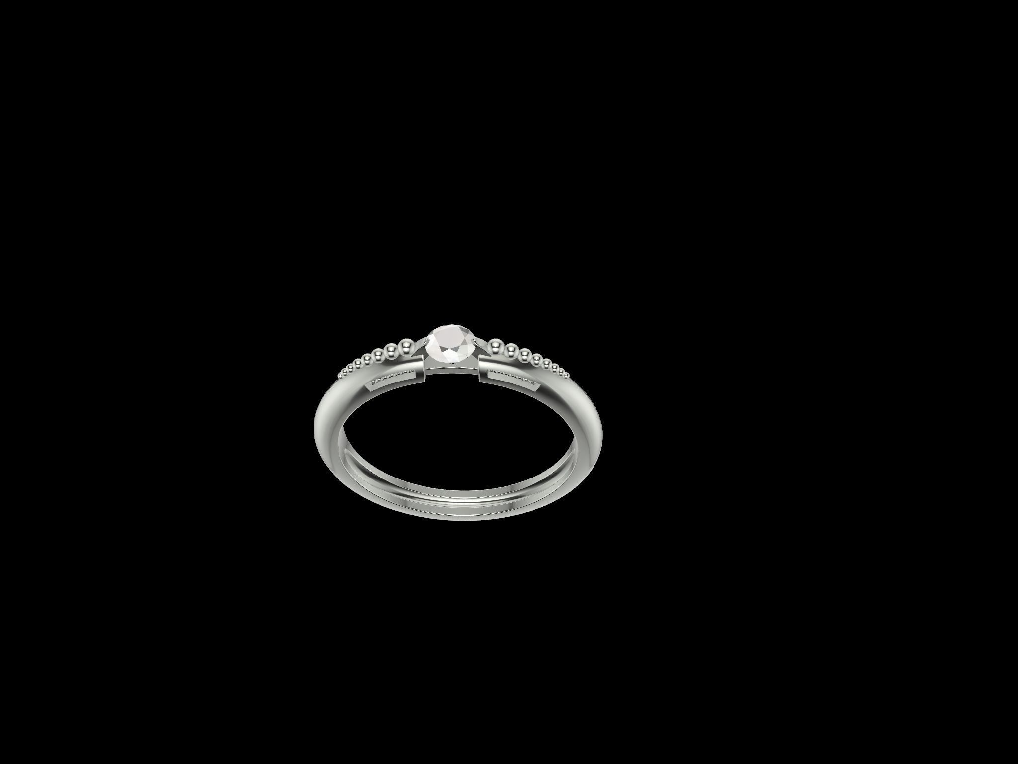 FLOATING DIAMOND MILGRAIN STL FILE VERIFIED 3D print model_11