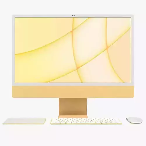 Apple iMac 24 inch 2021 Yellow