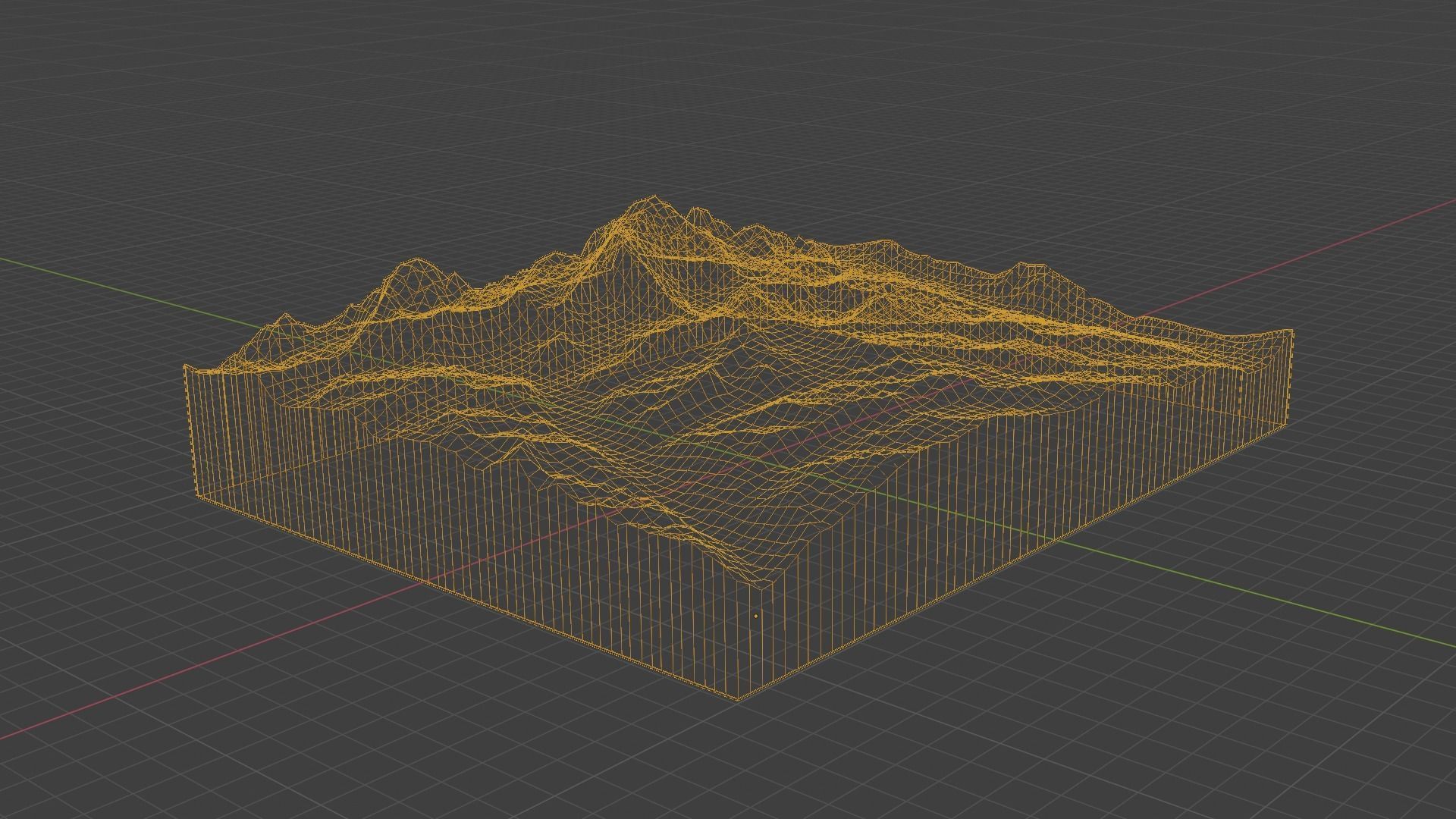 Siguang Ri Mountain Low-poly 3D model_8