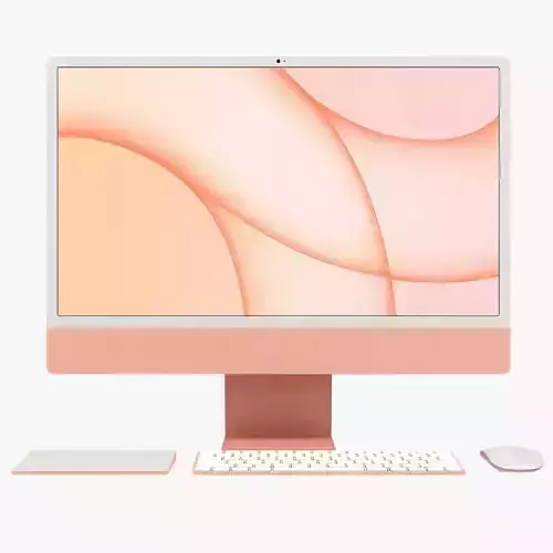 Apple iMac 24 inch 2021 Orange