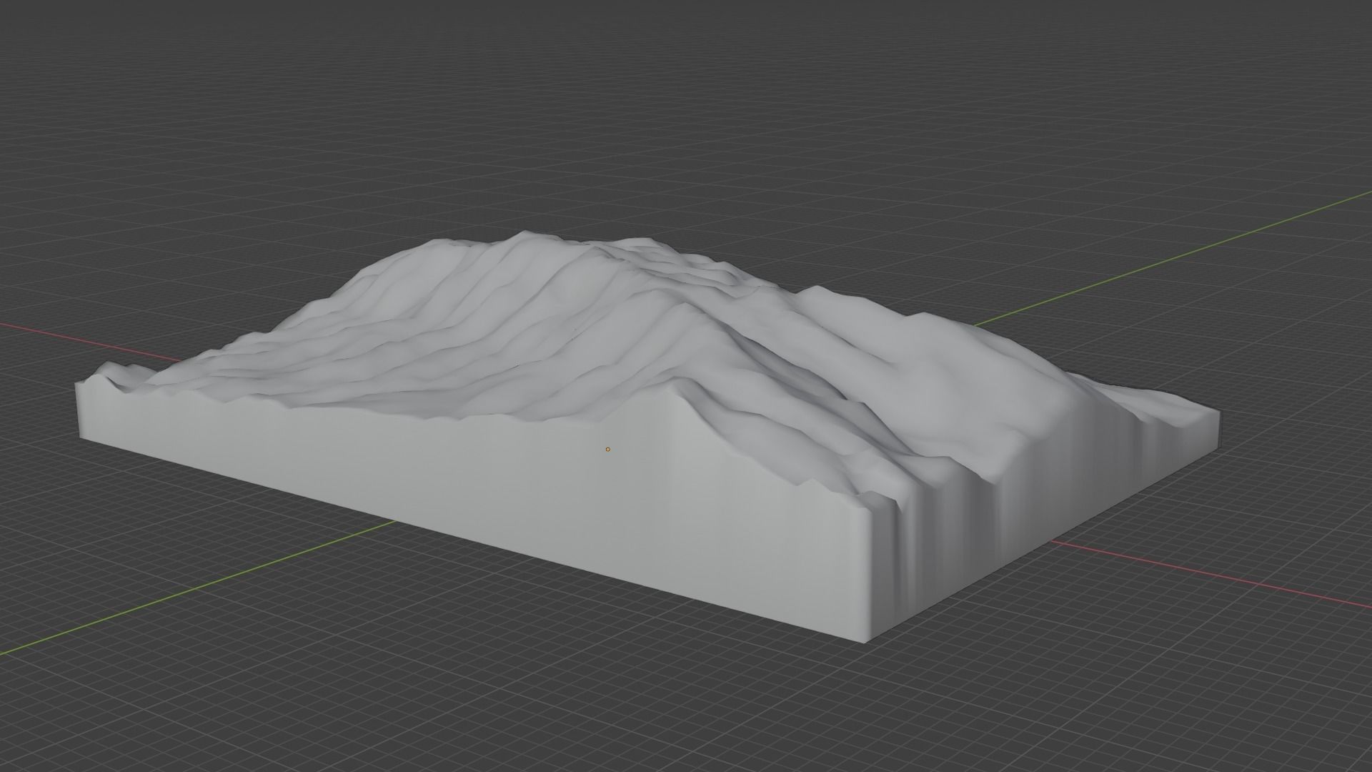 Uludag Mountain Low-poly 3D model_9