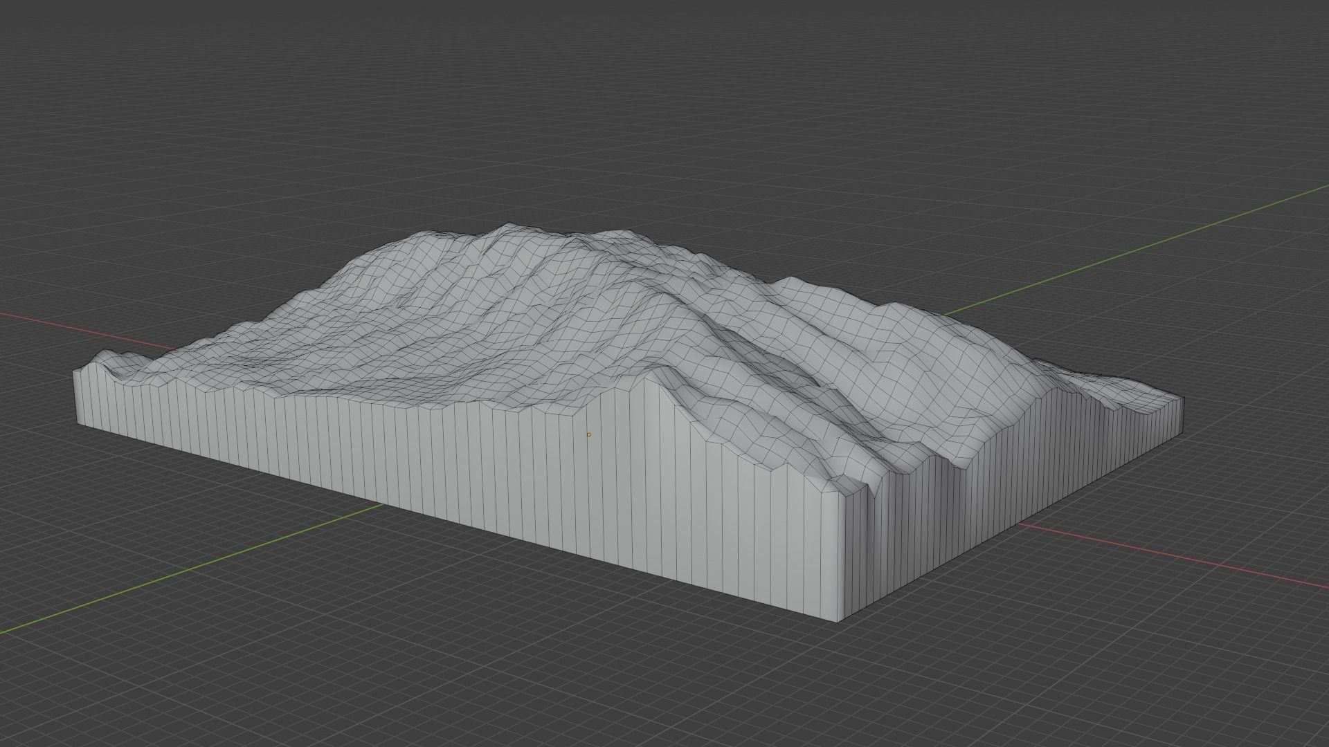 Uludag Mountain Low-poly 3D model_7