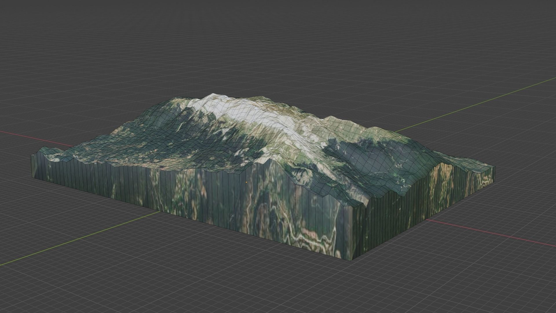 Uludag Mountain Low-poly 3D model_6