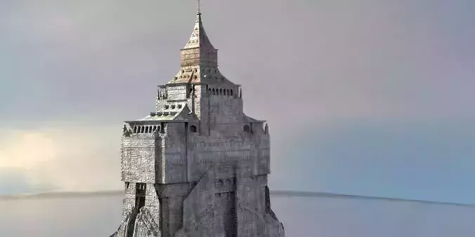 Fantasy Germanic Tower  3D model