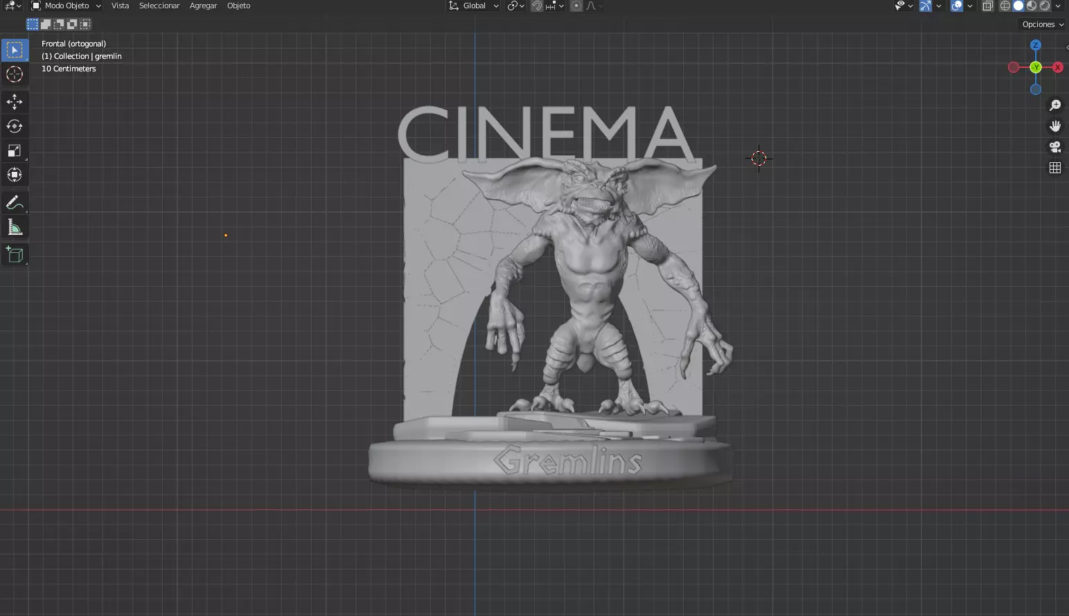 GRENLINS statue 3D model
