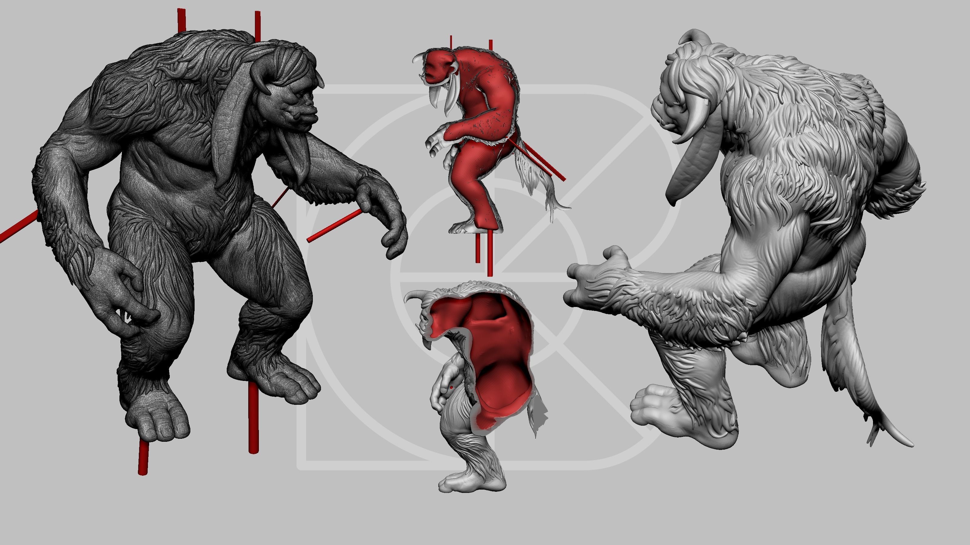 Maze Friend 3D print model_3