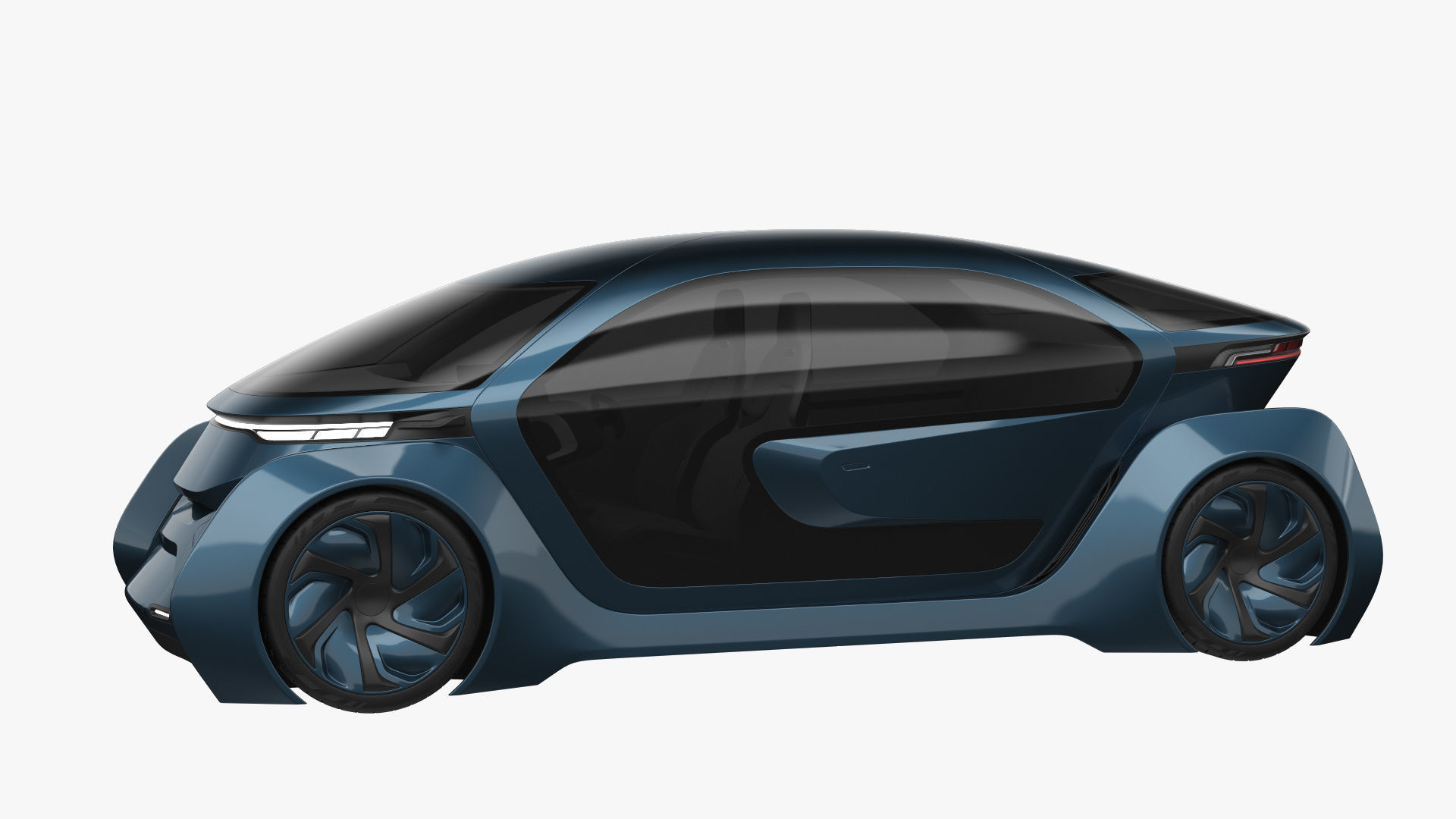 Self-Driving Car Concept 2 3D model_1