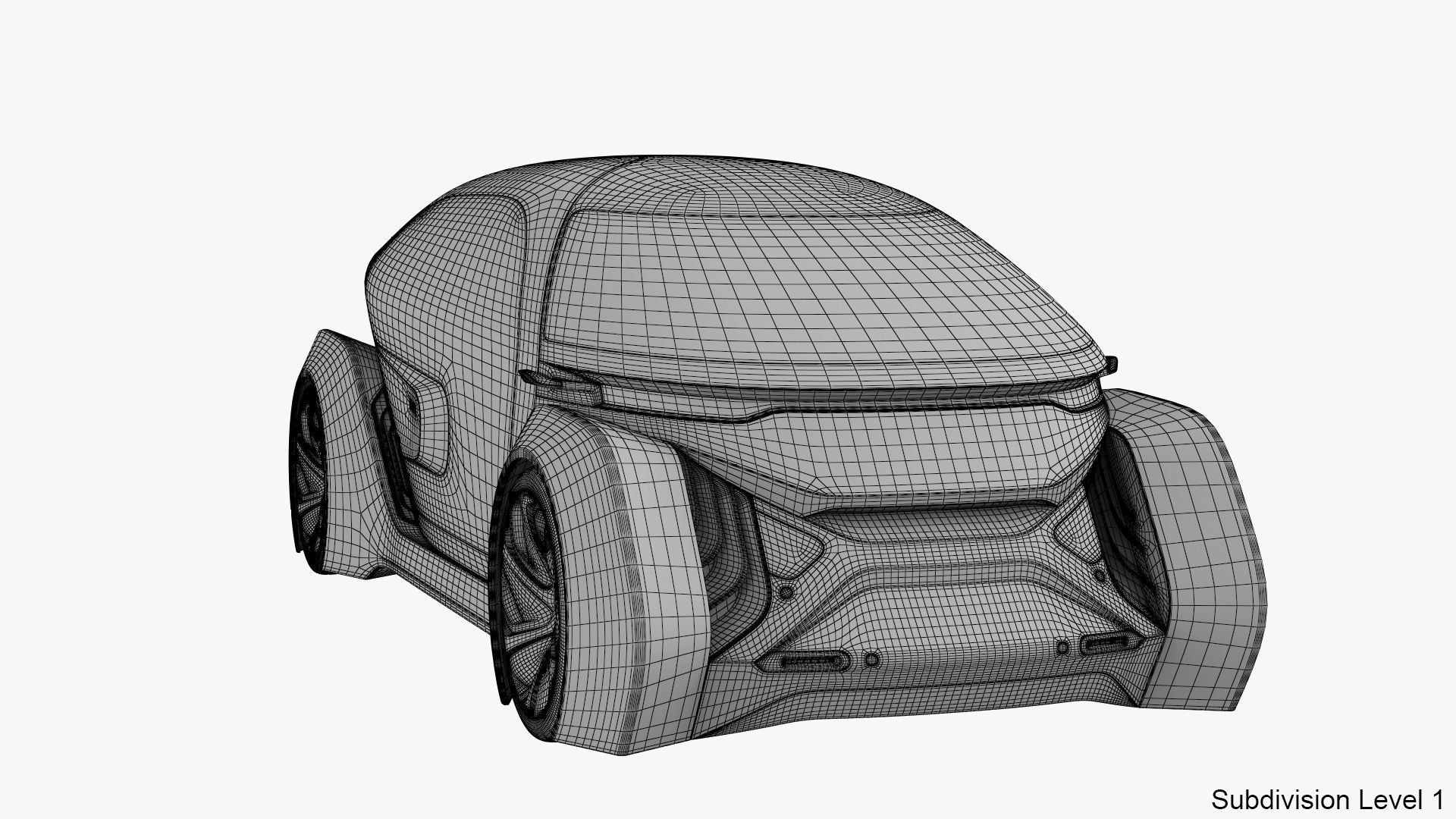 Self-Driving Car Concept 2 3D model_21