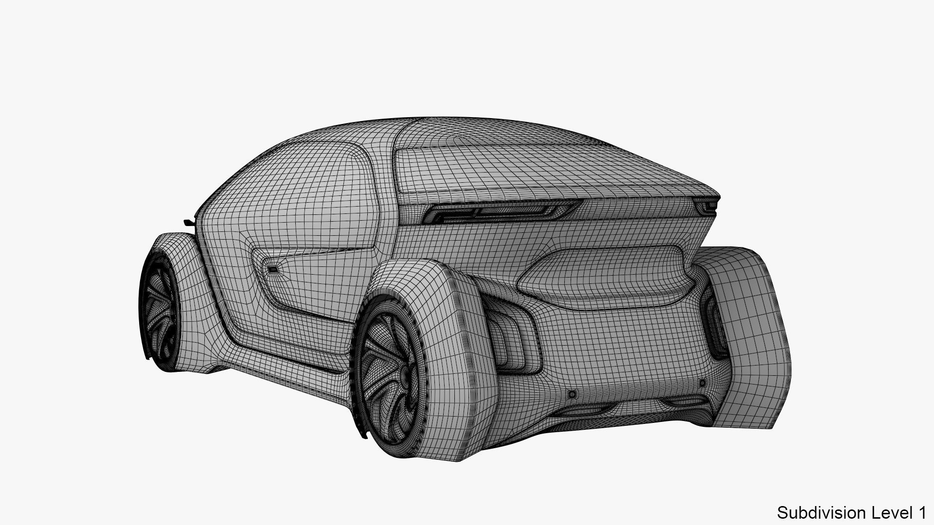 Self-Driving Car Concept 2 3D model_23