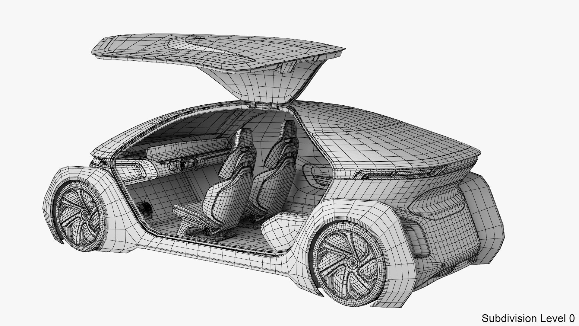 Self-Driving Car Concept 2 3D model_26