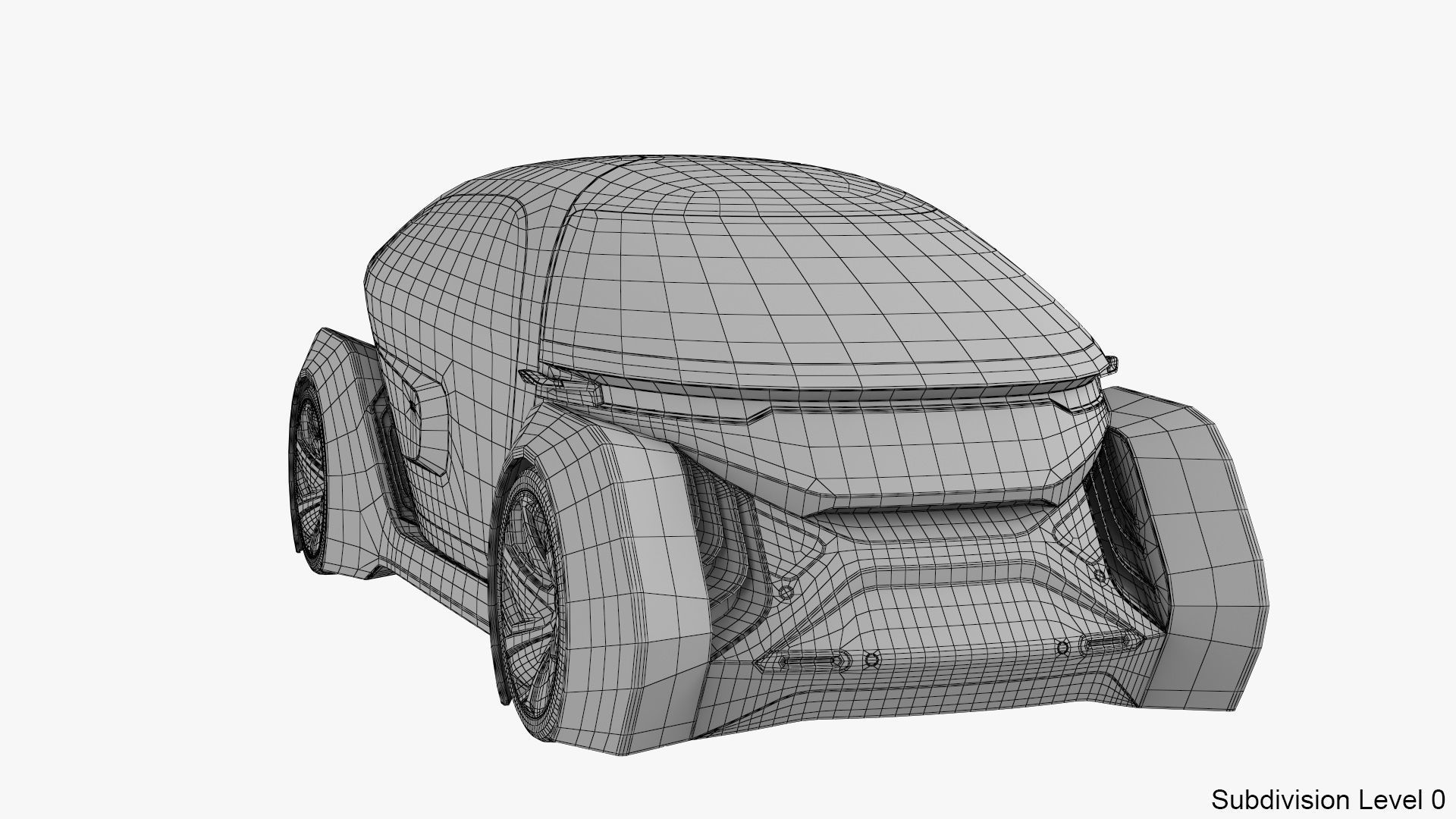 Self-Driving Car Concept 2 3D model_20