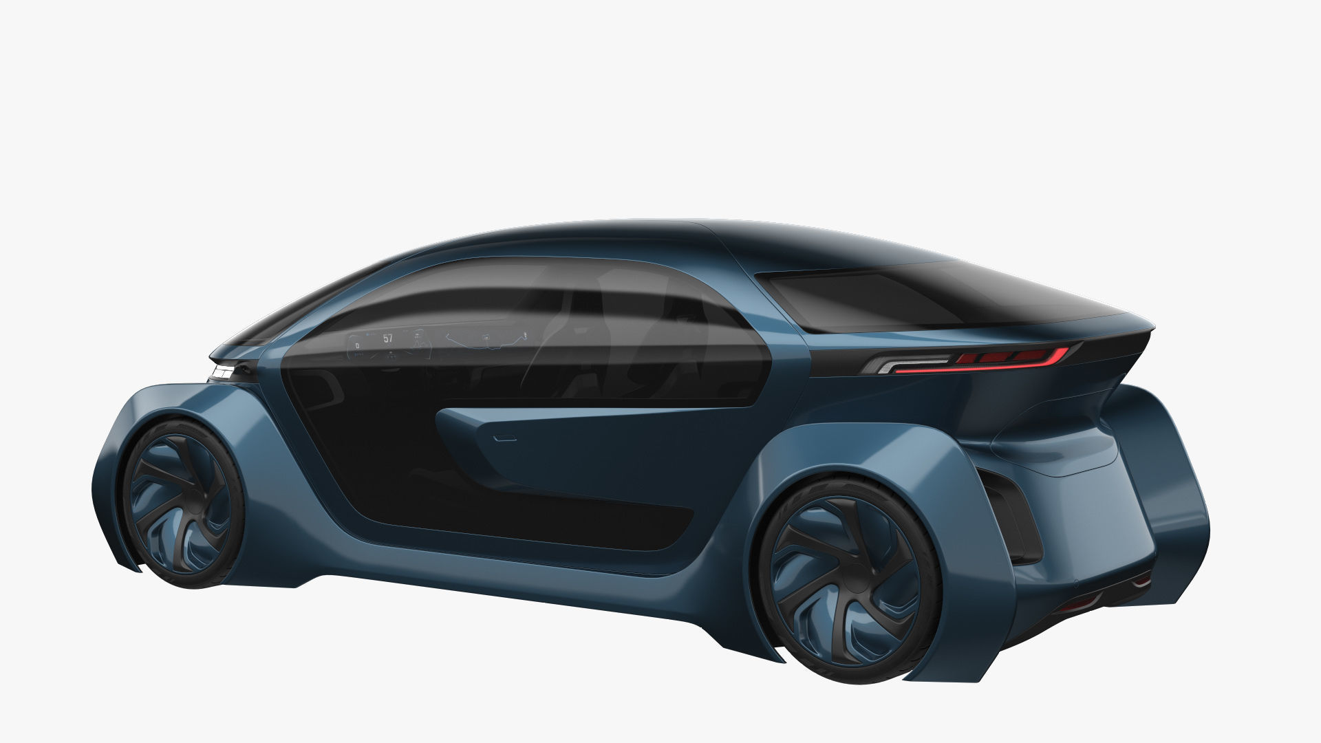 Self-Driving Car Concept 2 3D model_2