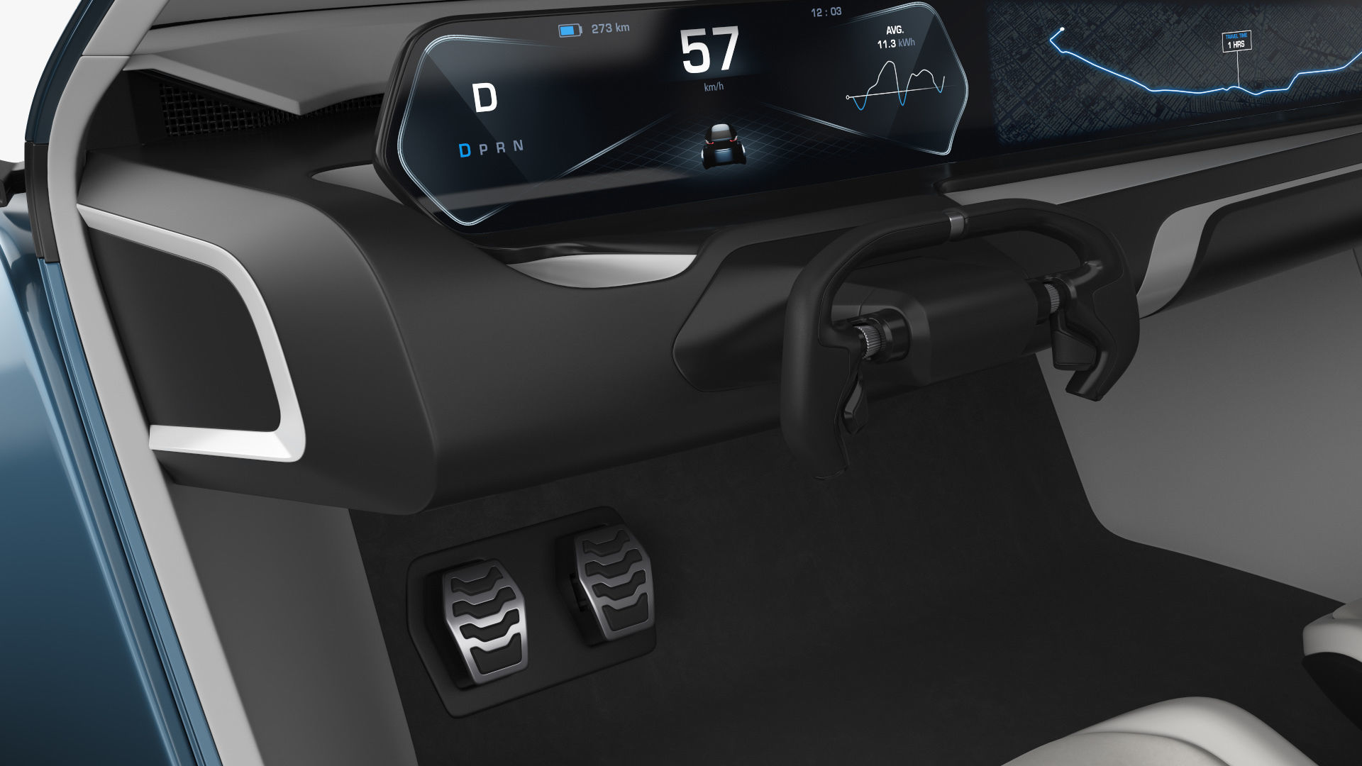 Self-Driving Car Concept 2 3D model_16