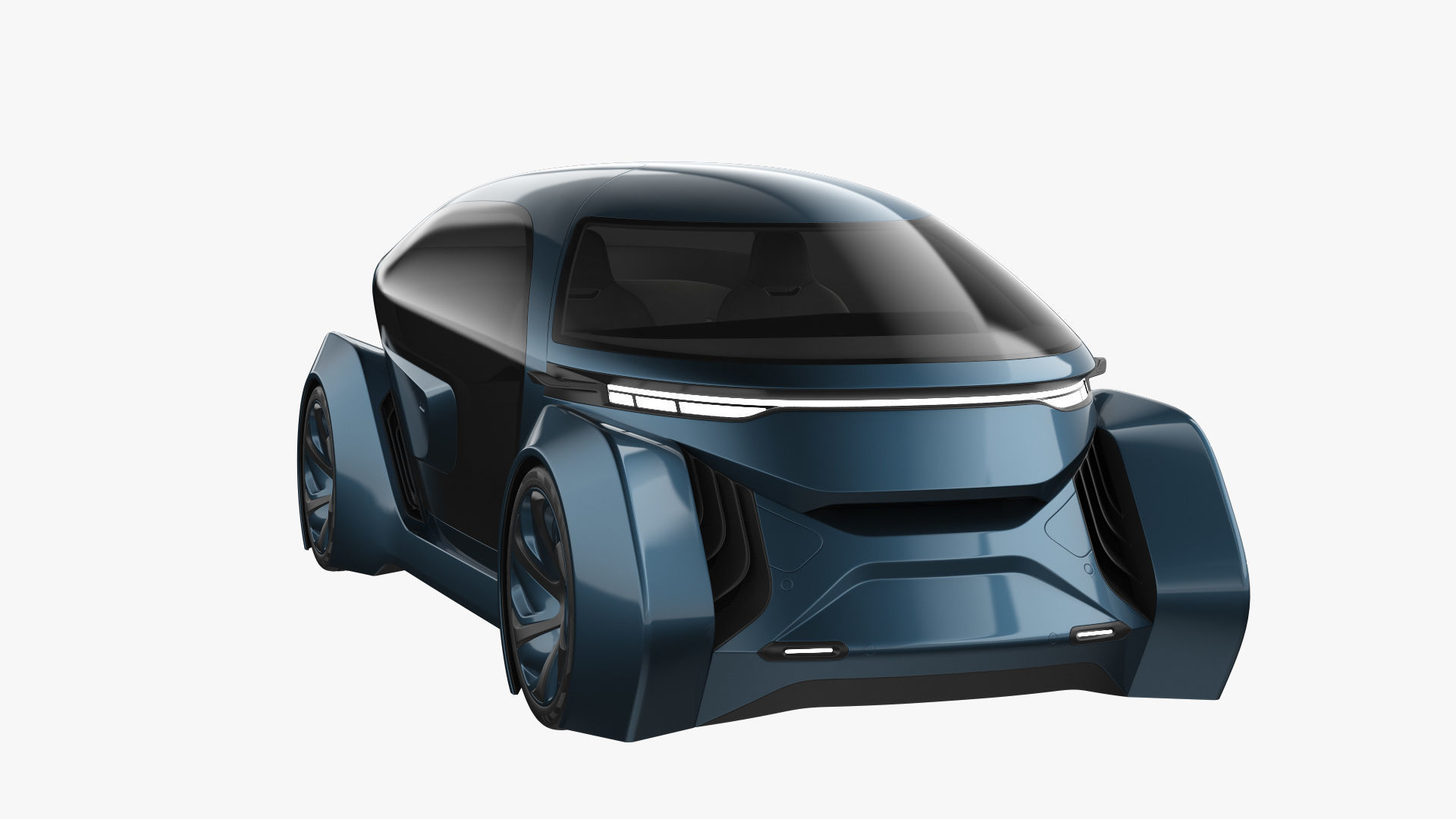 Self-Driving Car Concept 2 3D model_4