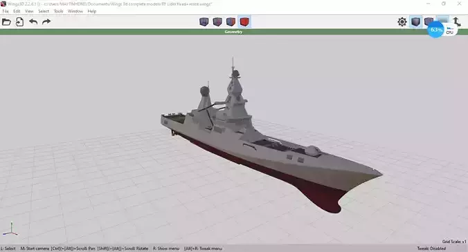 RF Lider Free low-poly 3D model
