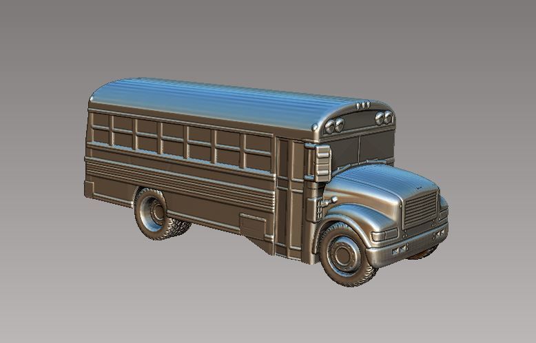 Schoolbus 3D print model