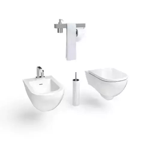 Clean And Simple Bathroom Fixtures