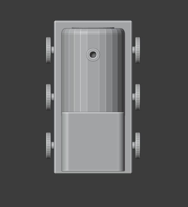 Wooden Toy Train Low-poly 3D model_5