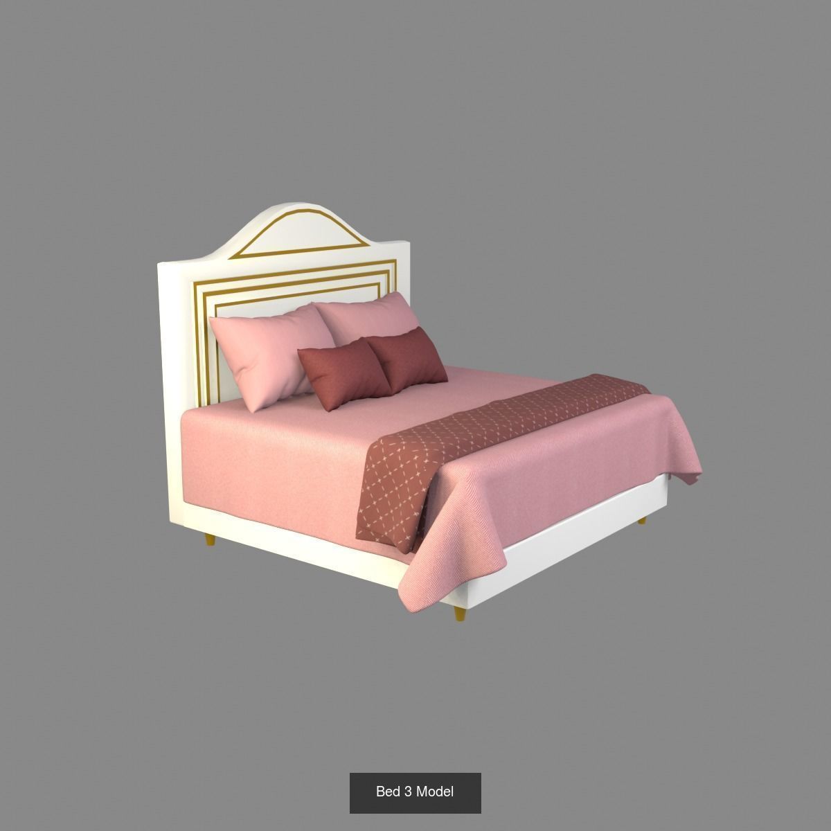 Beds collection bed with bedding _3