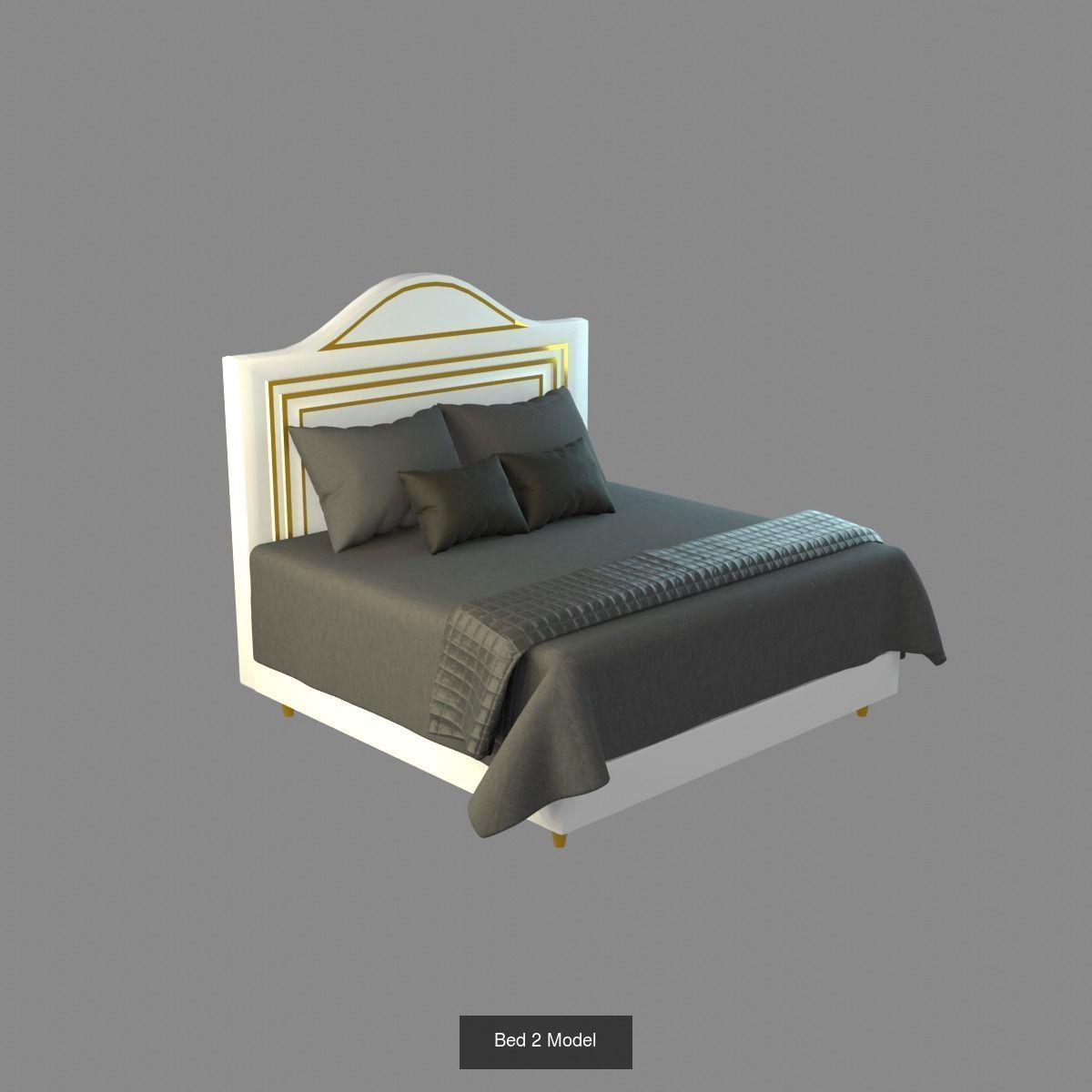 Beds collection bed with bedding _4