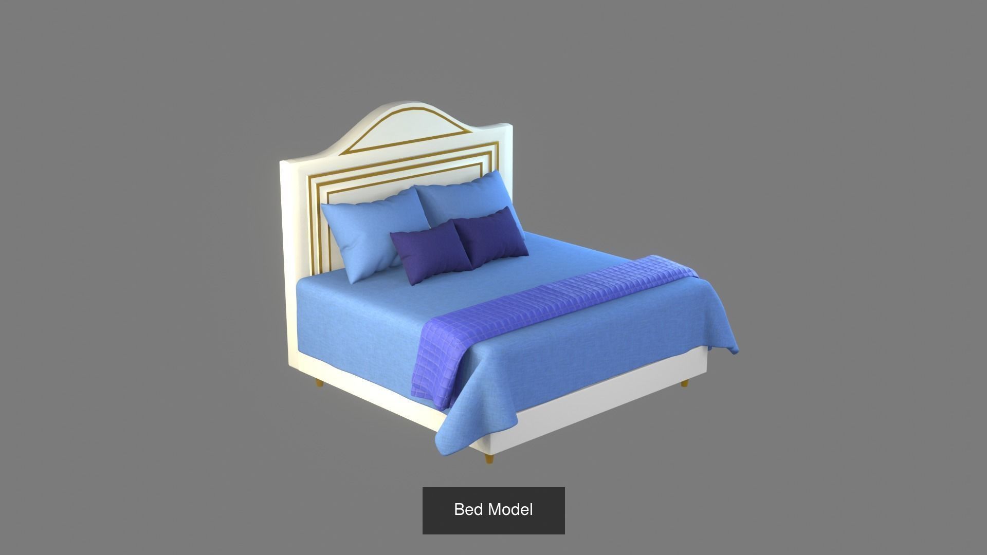 Beds collection bed with bedding _5