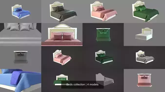 Beds collection bed with bedding