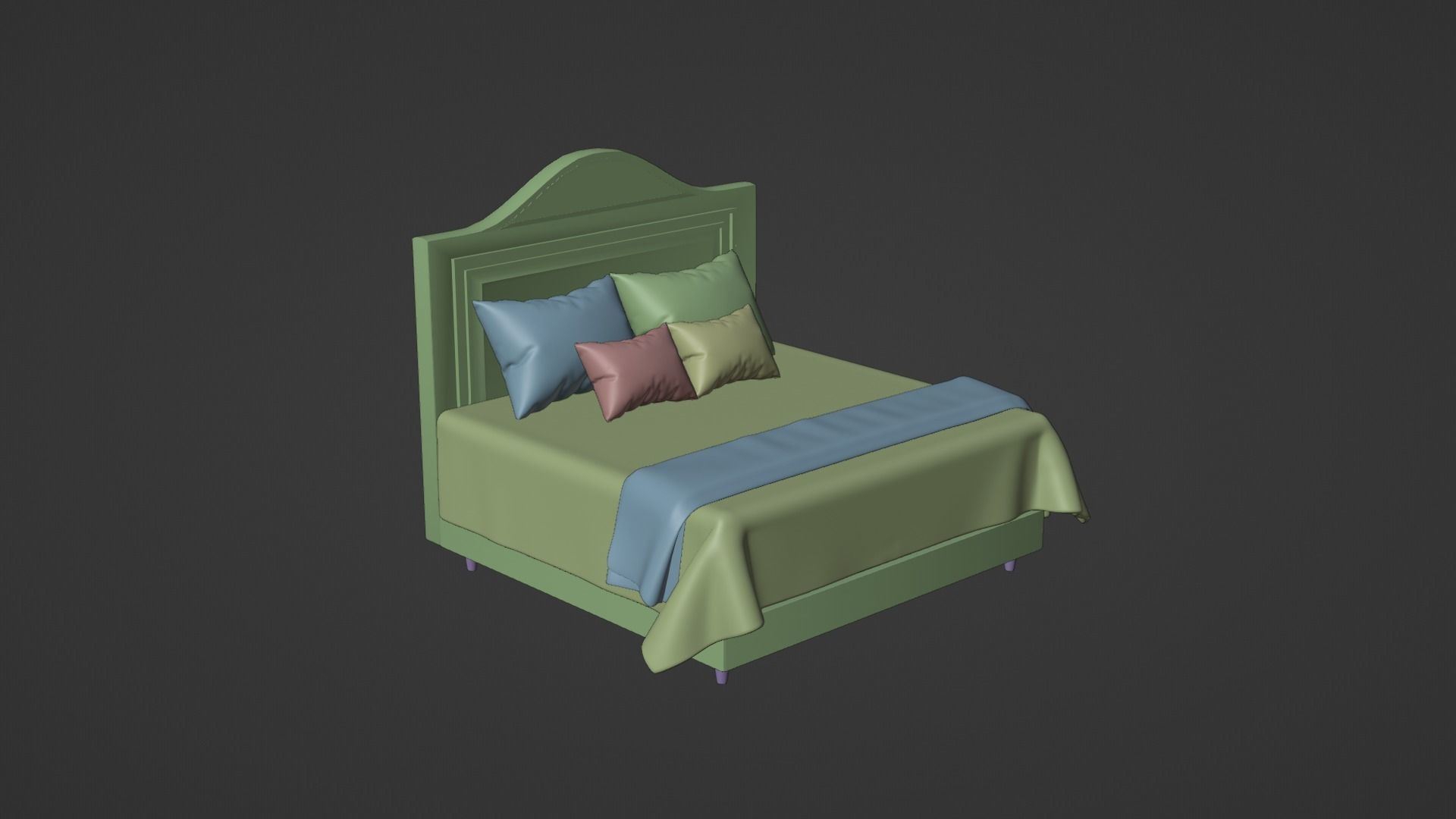 Beds collection bed with bedding _10