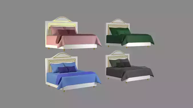 Beds collection bed with bedding 