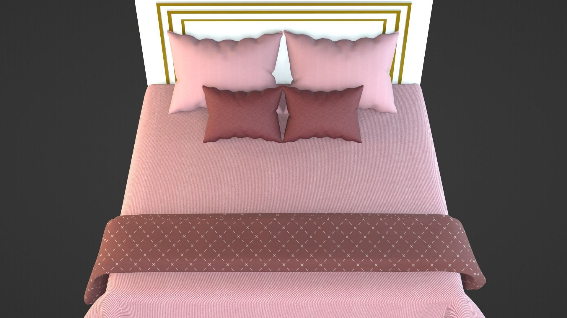 Beds collection bed with bedding _23