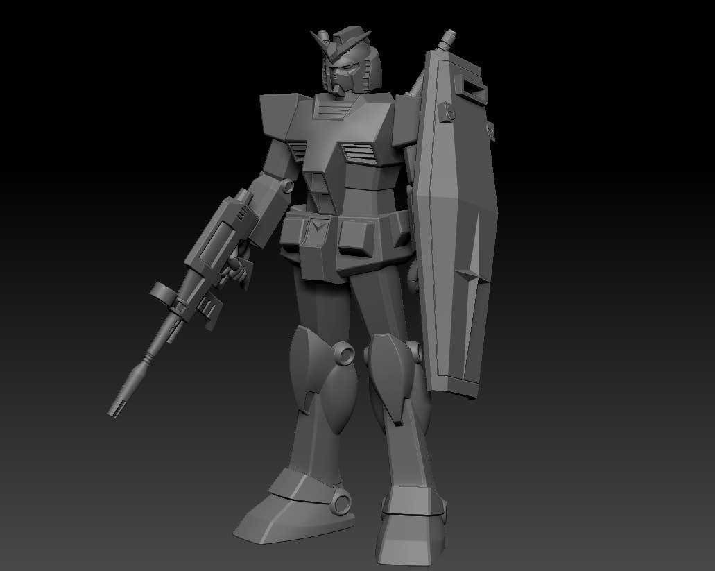 Gundam 3D print model_1