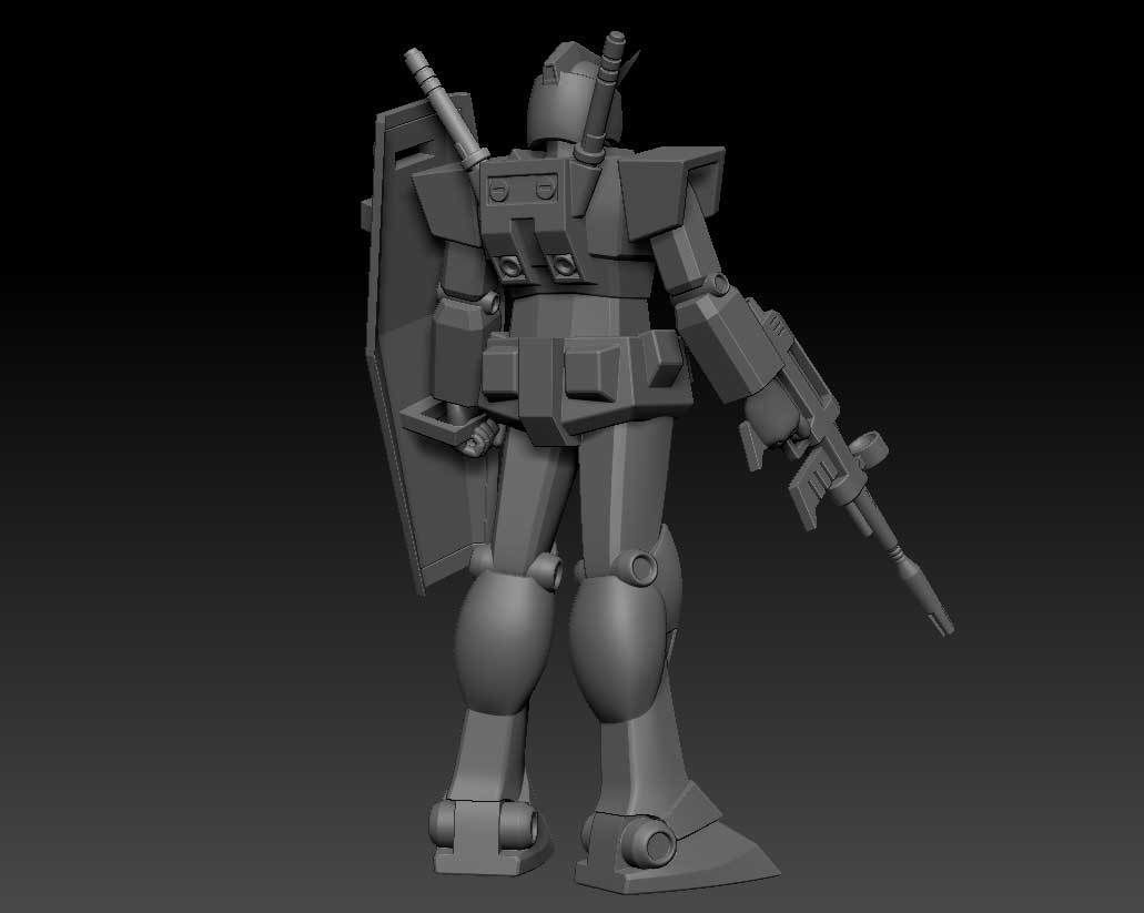 Gundam 3D print model_2